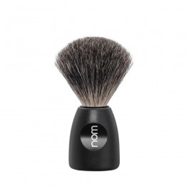 Nom Lasse Pure Badger Shaving Brush (Black)