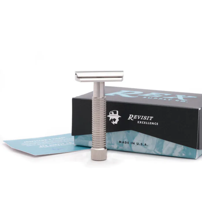 The Rex Envoy an elegant double edge safety razor.