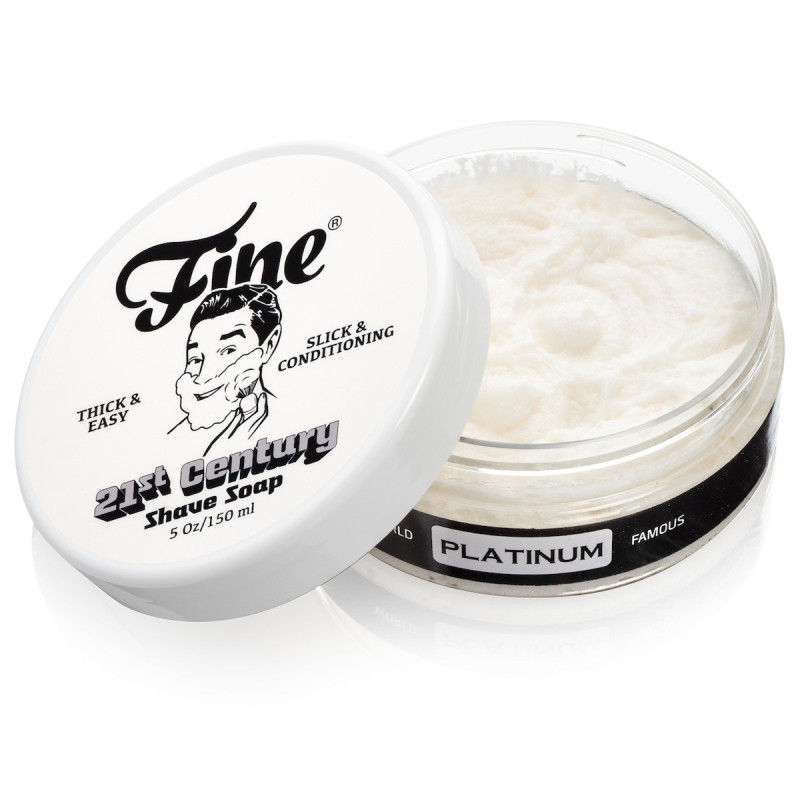 Fine Accoutrements Platinum 21st Century Shave Soap 150ml