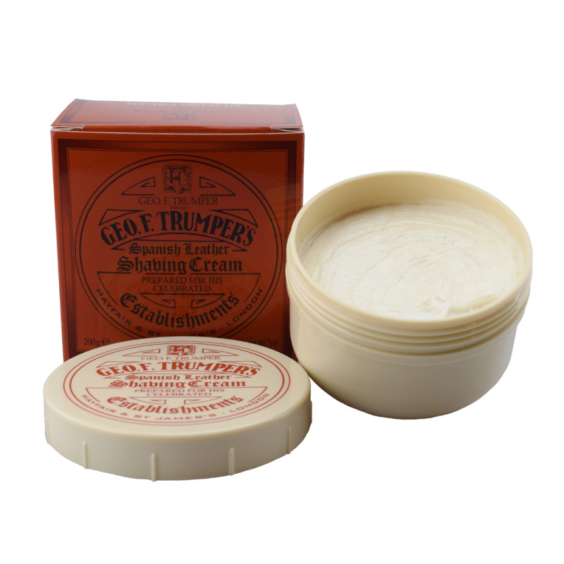Geo F Trumper Spanish Leather Shaving Cream 200g
